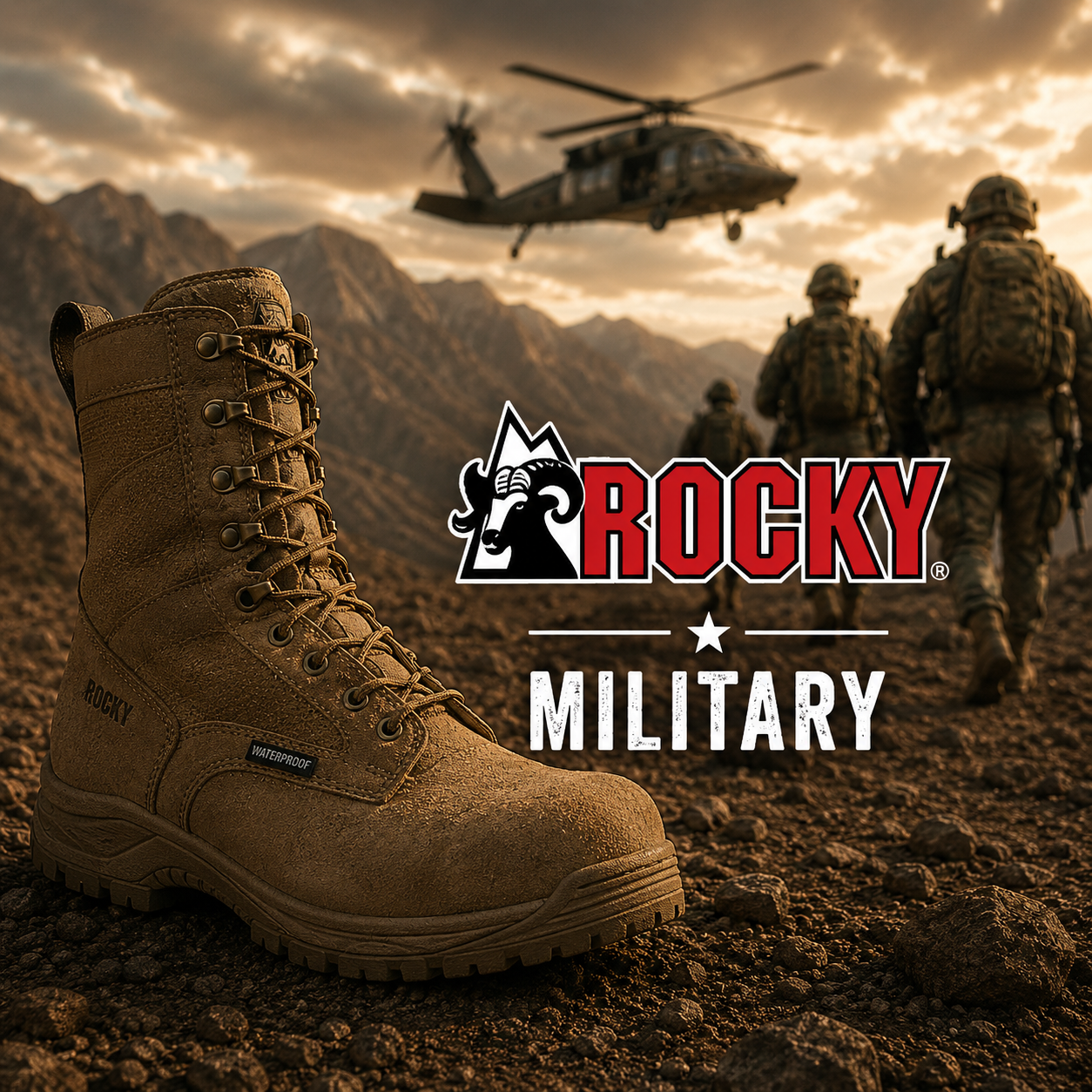 Rocky Military Boots