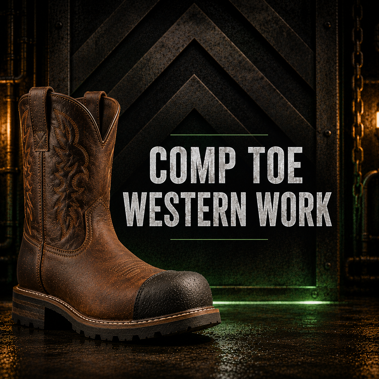 Composite Toe Western Work Boots