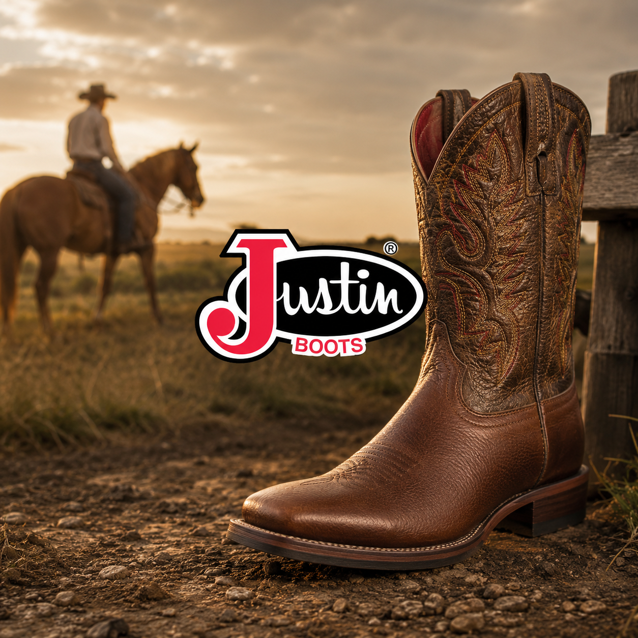 Justin western work boots – Overlook Boots