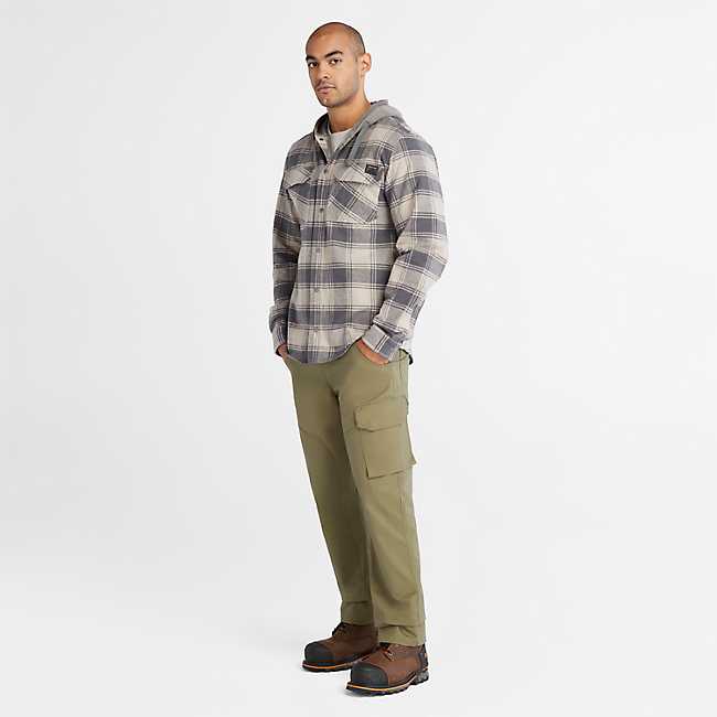 Timberland Pro Men's Woodfort Sweatshirt Hoodie -Grey- TB0A64DDE76  - Overlook Boots