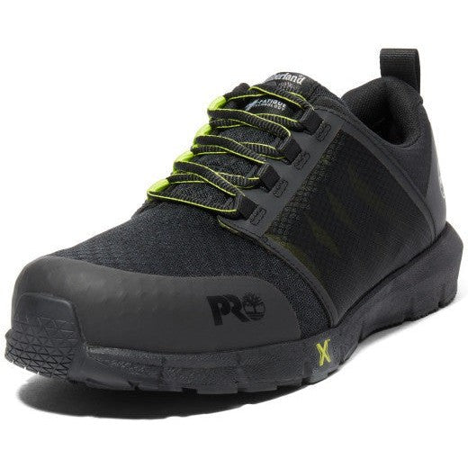 Timberland Pro Men's Radius Composite Toe Work Sneaker Shoe- Black- TB1A27X5001 7.0 / Medium / Black - Overlook Boots
