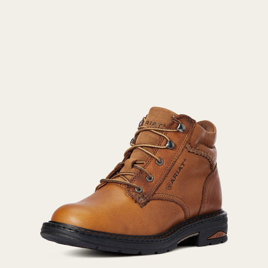 Ariat Women's Macey Roper Toe Work Boot - Brown - 10005947 5.5 / Medium / Brown - Overlook Boots