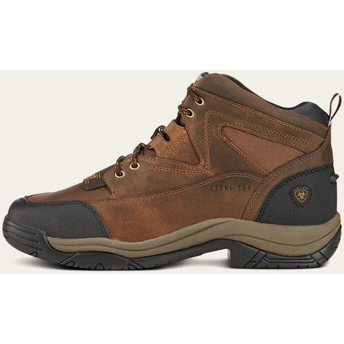 Ariat Men's Terrain Wide Square Toe Steel Toe Work Boot -Brown- 10016379 7 / Medium / Brown - Overlook Boots