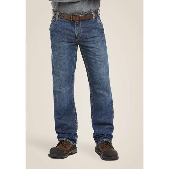 Ariat Men's FR M4 Relaxed Workhorse Boot Cut Jean Flint - 10017262 30 x 30 / Flint / Standard - Overlook Boots