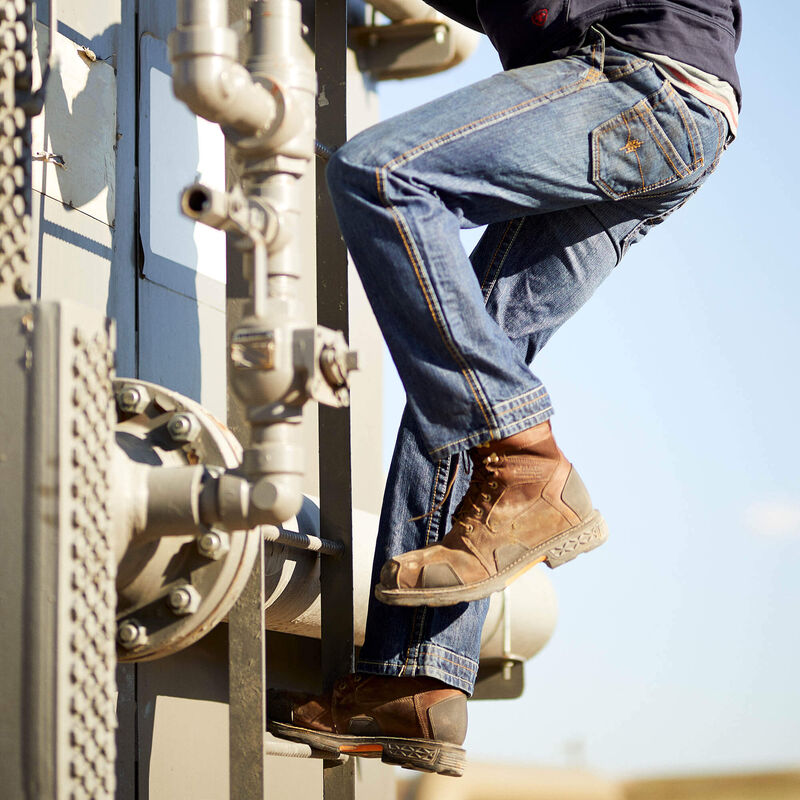 Ariat Men's FR M4 Relaxed Workhorse Boot Cut Jean Flint - 10017262 - Overlook Boots