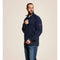 Ariat Men's Flame Resistant Rev 1/4 Zip Top Flame Resistant Fleece - Navy- 10022333 Small / Navy / Standard - Overlook Boots