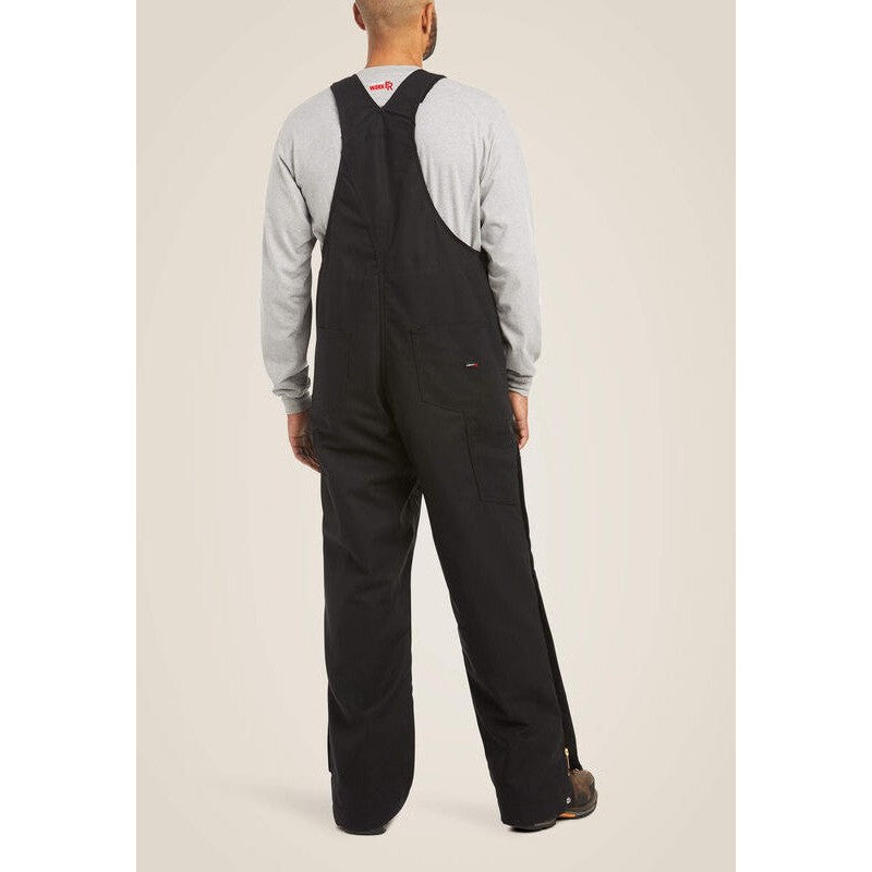 Ariat Men's Flame Resistant Insulated Overall 2.0 Water Repellent Bib Black - 10023457 - Overlook Boots