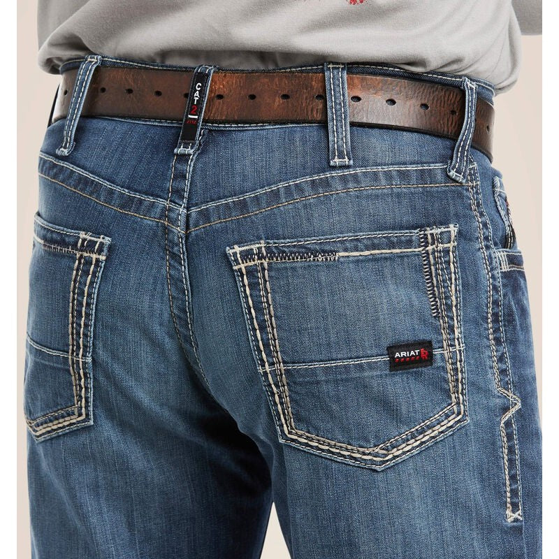 Ariat Men's Flame Resistant M4 Relaxed Stretch DuraLight Boot Cut Jean Bryce - 10023467 - Overlook Boots