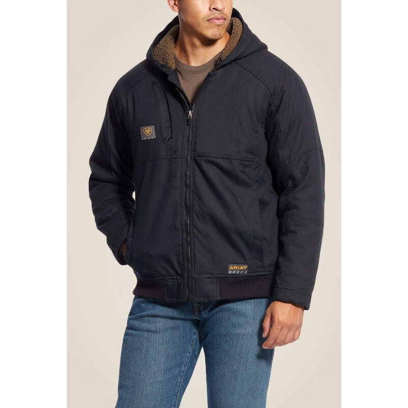 Ariat Men's Rebar DuraCanvas Workwear Jacket Black - 10023915 Small / Black / Standard - Overlook Boots