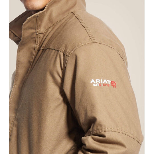 Ariat Men's Workhorse Flame Resistant Insulated Jacket Khaki - 10024029 - Overlook Boots