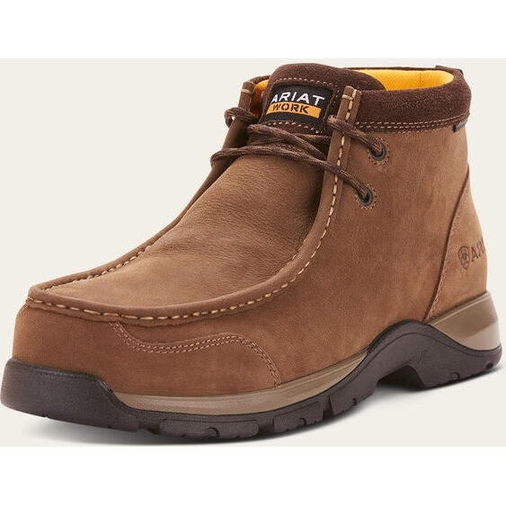 Ariat Men's Edge Lte Moc Composite Toe Work Boot - Dark Brown - 10024954 7 / Medium / Brown - Overlook Boots