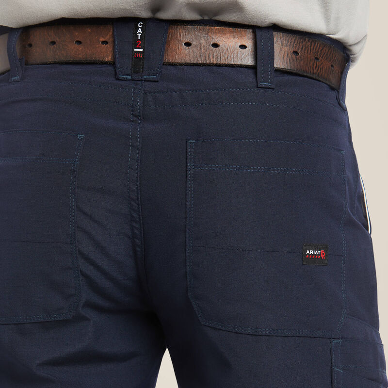 Ariat Men's Flame Resistant M4 Relaxed DuraLight Ripstop Boot Cut Pant Navy - 10026003 - Overlook Boots