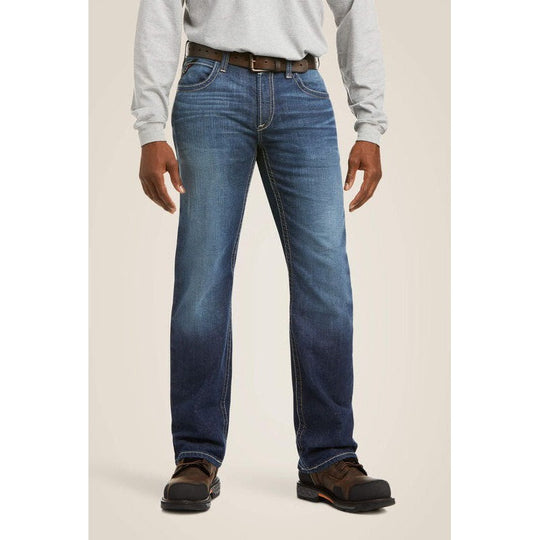 Ariat Men's Flame Resistant M5 DuraStretch Stackable Straight Leg Jean Ryley - 10026004 30 x 30 / Ryley / Standard - Overlook Boots