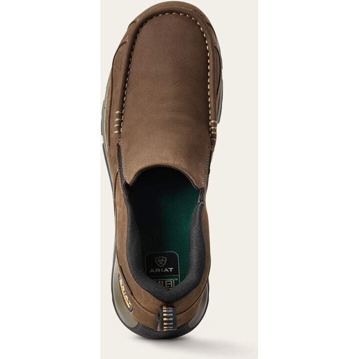 Ariat Men's Edge Lte Slip On Sd Comp Toe Work Shoe- Brown - 10029530  - Overlook Boots