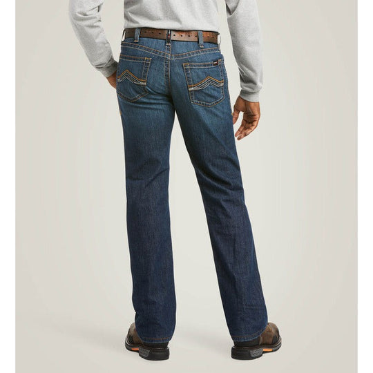 Ariat Men's Flame Resistant M4 Relaxed Stretch DuraLight Jett Boot Cut Jean Airway - 10030266 - Overlook Boots