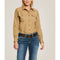 Ariat Women's Featherlight Flame Resist Work Shirt Khaki - 10030336 Small / Khaki - Overlook Boots