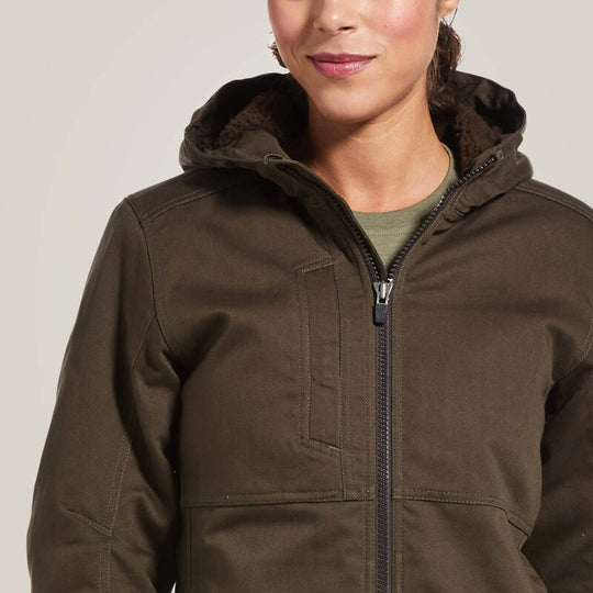 Ariat Women's Rebar DuraCanvas Insulated Jacket Wren - 10032918 - Overlook Boots