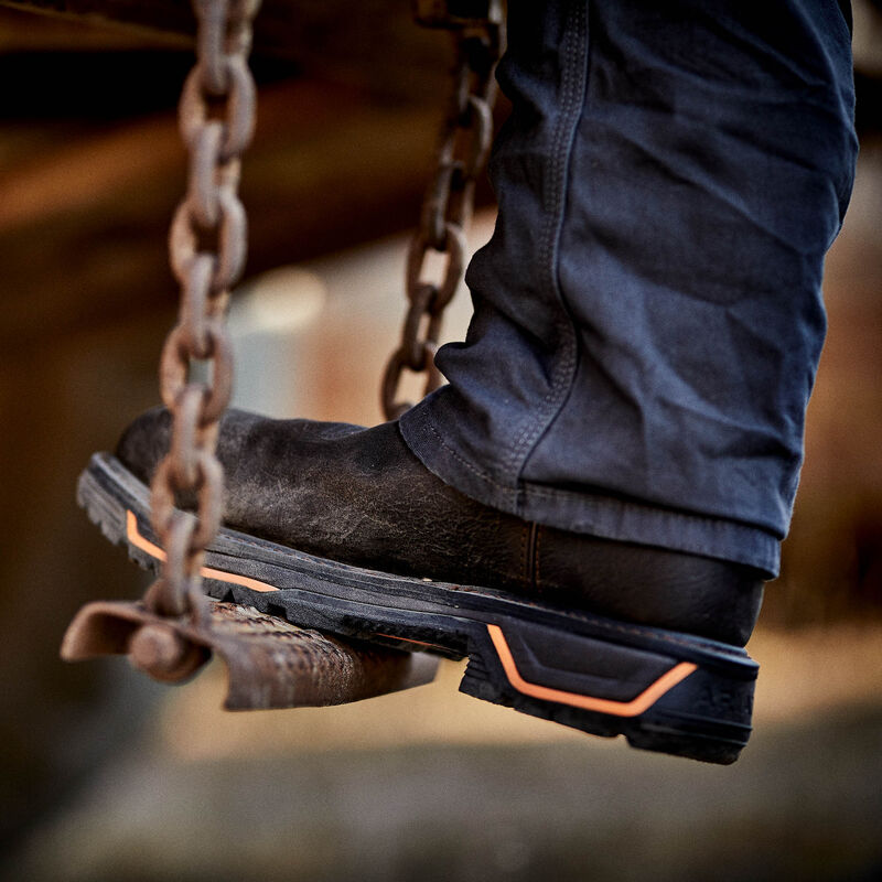 Ariat Men's Big Rig Soft Toe Western Work Boot -Brown- 10033963  - Overlook Boots