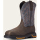 Ariat Men's Big Rig Composite Toe Western Work Boot -Coffee- 10033966 8.0 / Extra Wide / Iron Coffee - Overlook Boots
