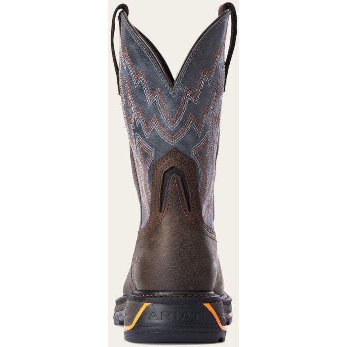 Ariat Men's Big Rig Composite Toe Western Work Boot -Coffee- 10033966