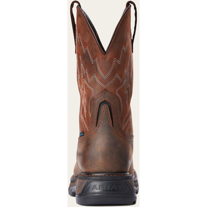 Ariat Men's Big Rig Soft Toe Waterproof Western Work Boot - Brown - 10033991 - Overlook Boots