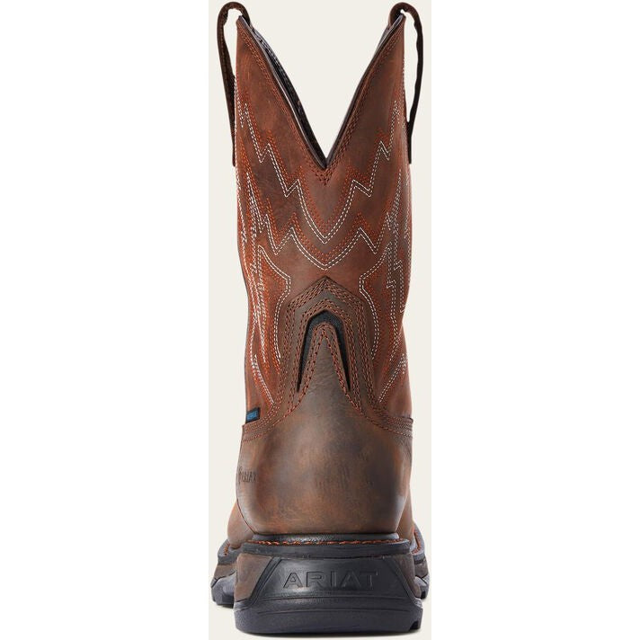 Ariat Men's Big Rig Soft Toe WP Western Work Boot - Brown - 10033991  - Overlook Boots
