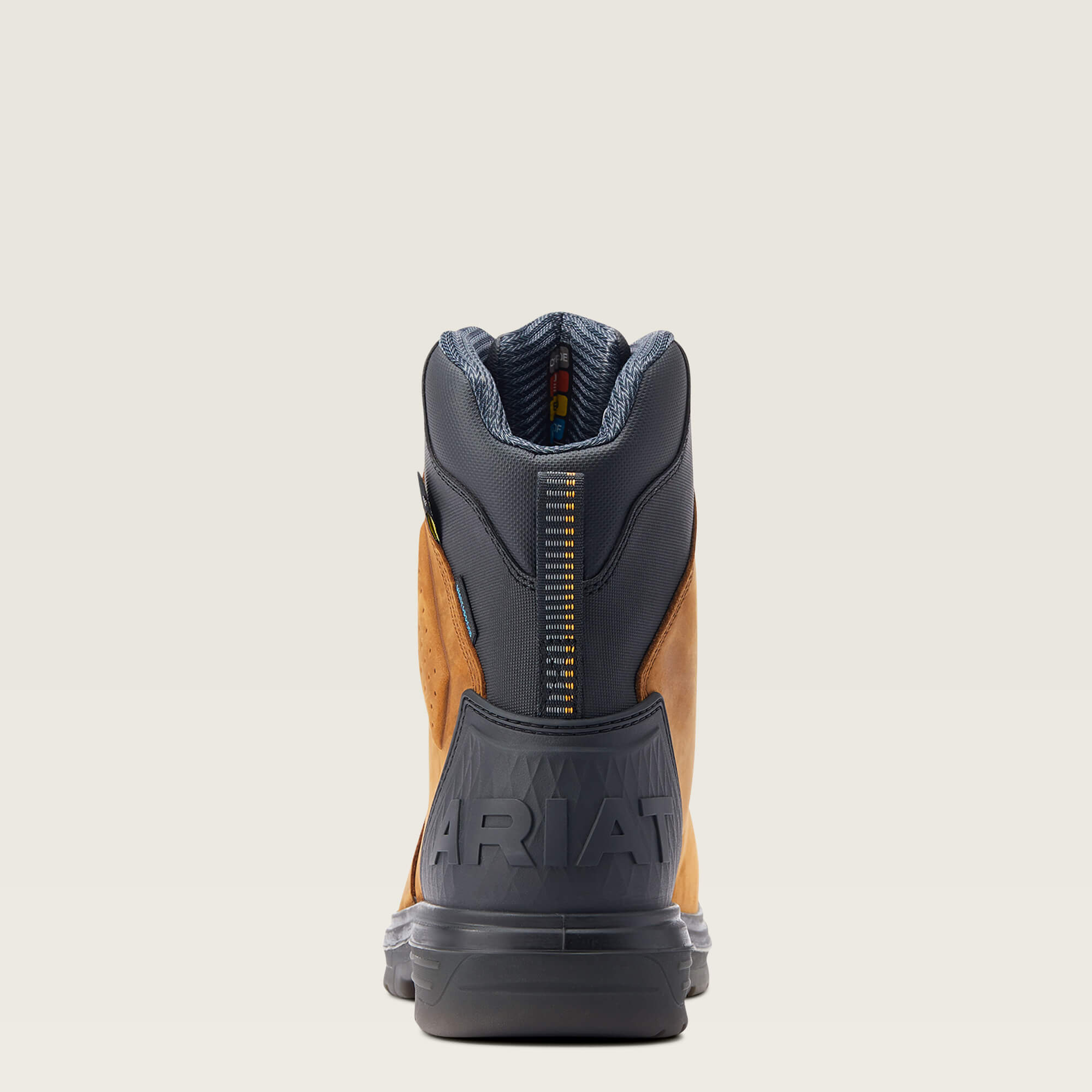 Ariat Men's Outlaw 8" Carbon Toe Waterproof MG Puncture Resistant Work Boot - Brown - 10033998 - Overlook Boots