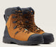 Ariat Men's Outlaw 8" Carbon Toe Waterproof MG Puncture Resistant Work Boot - Brown - 10033998 7.0 / Medium / Brown - Overlook Boots