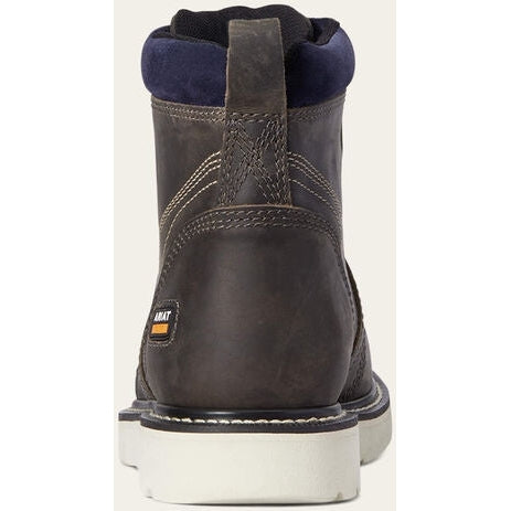 Ariat Women's Rebar Wedge Moc Toe WP Work Boot - Steel Grey - 10035770  - Overlook Boots