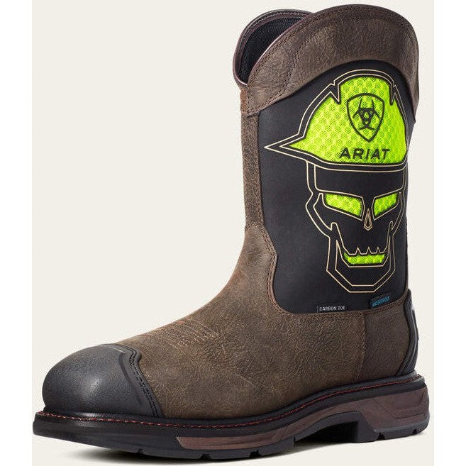 Ariat Men's WorkHog Xt VenTek Bold Carbon Toe WP Work Boot -Coffee- 10035881  - Overlook Boots