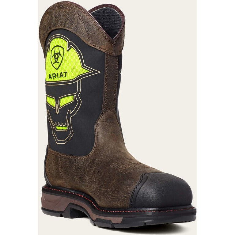 Ariat Men's WorkHog Xt VenTek Bold Carbon Toe WP Work Boot -Coffee- 10035881 7 / Medium / Brown - Overlook Boots