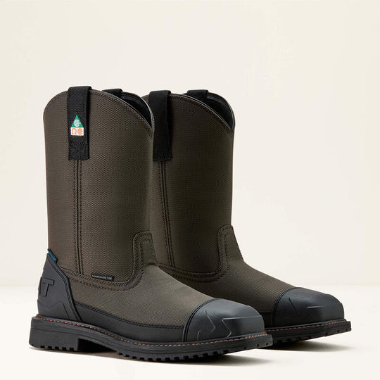 Ariat Men's RigTEK Wildcat 11" Comp Toe Waterproof CSA Work Boot - Iron - 10035929 - Overlook Boots