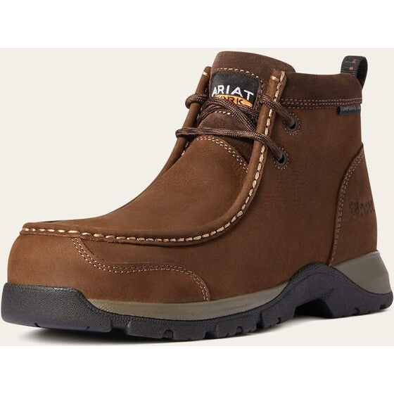 Ariat Women's Edge Lte Moc Comp Toe Slip Resistant Work Boot - Brown - 10035978  - Overlook Boots