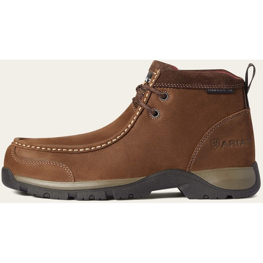 Ariat Men's Edge Lte Moc Composite Toe Slip Resistant Work Boot - Brown - 10035978 - Overlook Boots