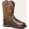 Ariat Men's Groundbreaker Steel Toe Metguard Western Work Boot - Brown - 10036107 7.0 / Medium / Brown - Overlook Boots
