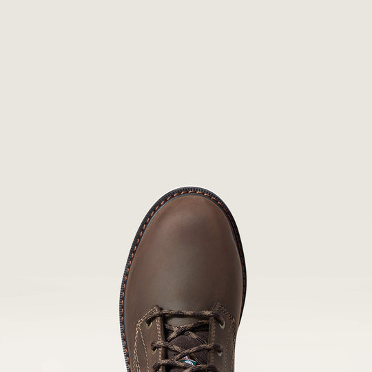 Ariat Women's Riveter CSA 8" Composite Toe Waterproof 400G Ins Puncture Resistant Work Boot - Brown - 10036707 - Overlook Boots