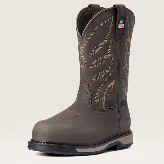 Ariat Women's Riveter CSA Pull-On Composite Toe Waterproof 400G Ins Puncture Resistant Work Boot - 10036708 - Overlook Boots