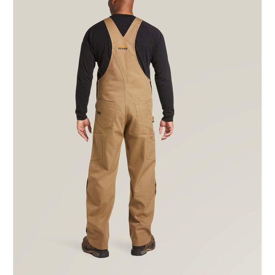 Ariat Men's Rebar Duracanvas Unlined Bib Khaki - 10036798 - Overlook Boots