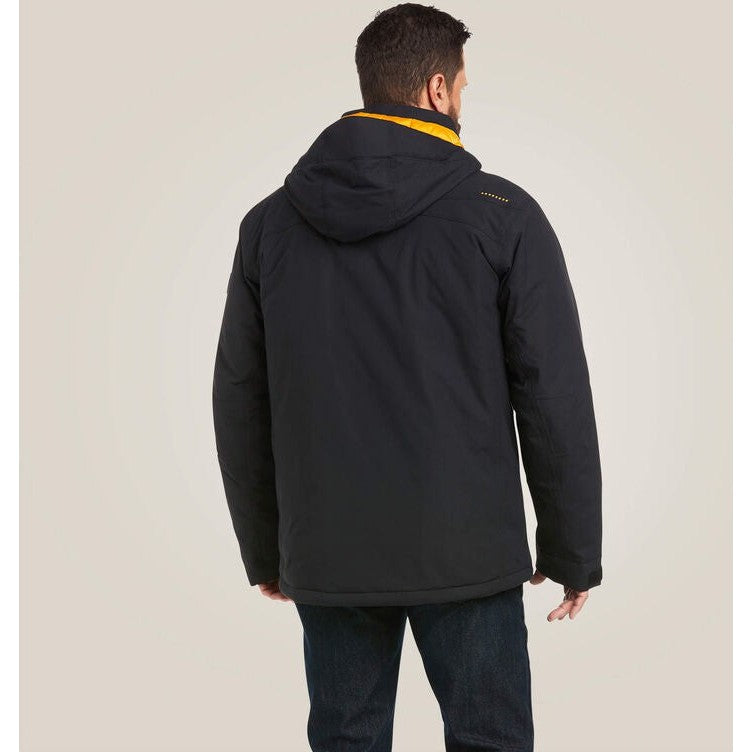 Ariat Men's Rebar Storm Fighter 2.0 Waterproof 120G Jacket Black - 10037605 - Overlook Boots