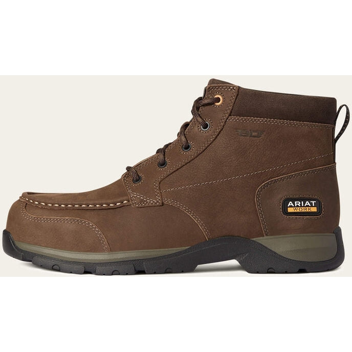 Ariat Men's Edge Lte Chukka Static Dissipating Composite Toe Work Boot - Brown - 10038398 - Overlook Boots