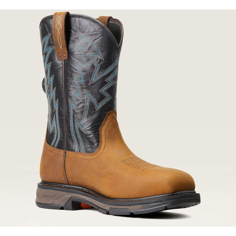 Ariat Men's WorkHog Xt Boa Carbon Toe Western Work Boot -Dark Earth- 10038923 7 / Medium / Brown - Overlook Boots