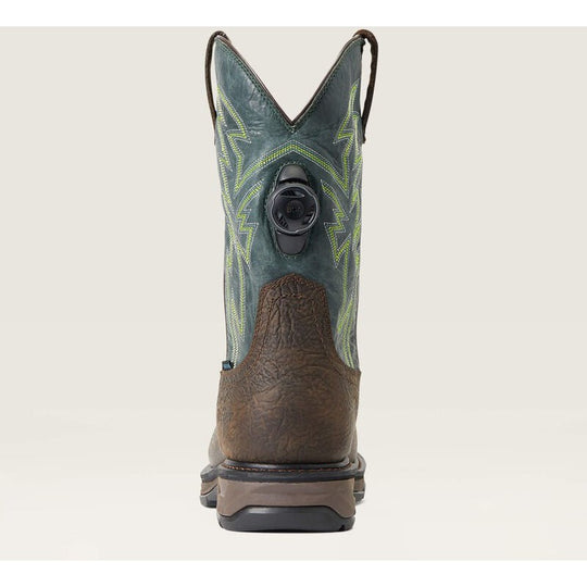 Ariat Men's WorkHog Xt Boa Carbon Toe Waterproof Western Work Boot - Brown - 10038924 - Overlook Boots