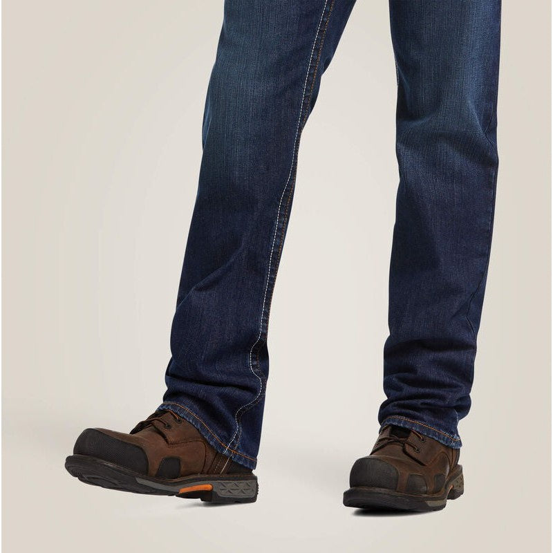 Ariat Men's Flame Resistant M4 Relaxed DuraStretch Boot Cut Jean Calder - 10039283 - Overlook Boots
