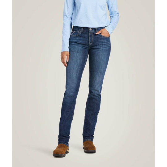 Ariat Women's Flame Resistant Perfect Rise DuraStretch Slim Leg Jean Madera - 10039658 25 / Madera / Standard/Short - Overlook Boots
