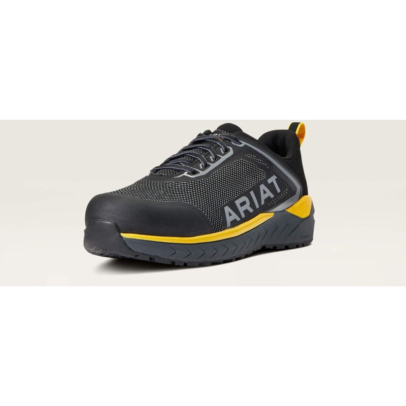 Ariat Men's Outpace Sd CT Safety Slip Resist Work Shoe -Charcoal- 10040319  - Overlook Boots