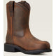 Ariat Women's Fatbaby Pull On Steel Toe Work Boot -Brown- 10040431 5.5 / Narrow / Distressed Brown - Overlook Boots
