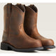 Ariat Women's Fatbaby Pull On Steel Toe Work Boot -Brown- 10040431  - Overlook Boots