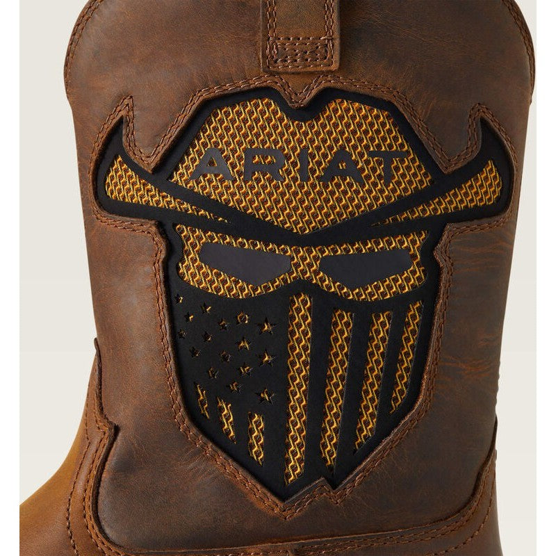 Ariat Men's Rebar Flex VentTek Steel Toe Incognito Western Work Boot -Dark- 10040436 - Overlook Boots