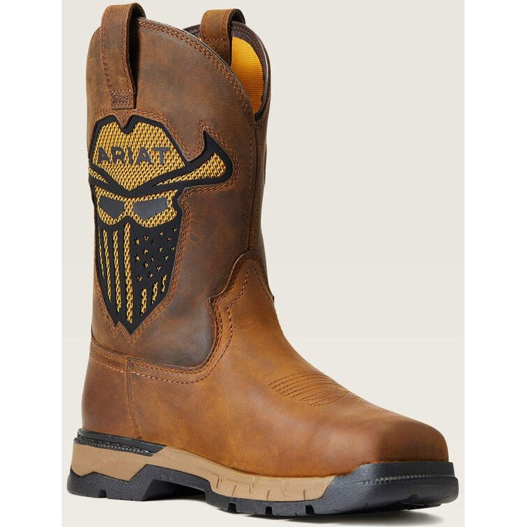 Ariat Men's Rebar Flex VentTek ST Incognito Western Work Boot -Dark- 10040436 7 / Medium / Brown - Overlook Boots