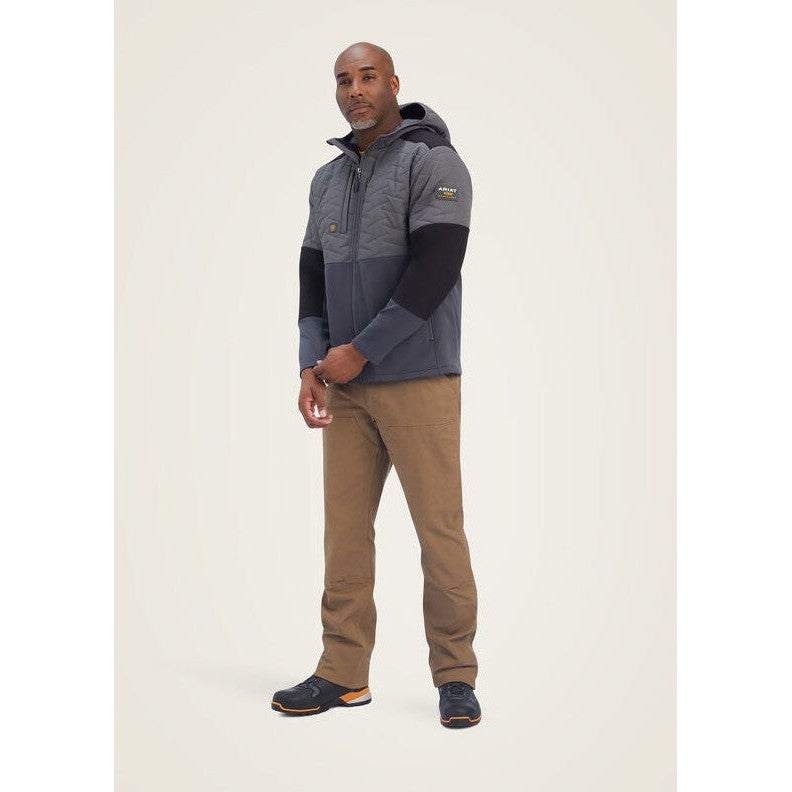 Ariat Men's Rebar Cloud 9 Insulated Work Jacket Grey - 10041443